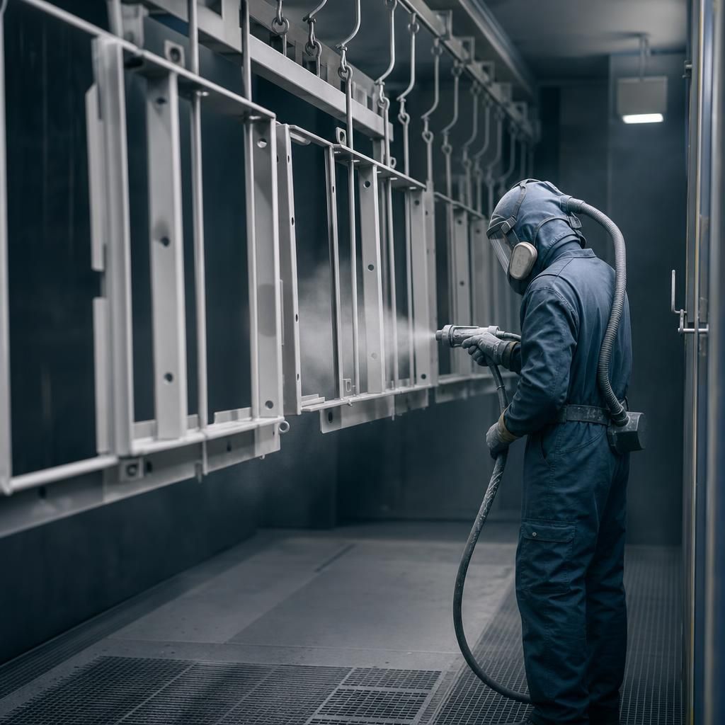 Skilled Technician Handling Equipment