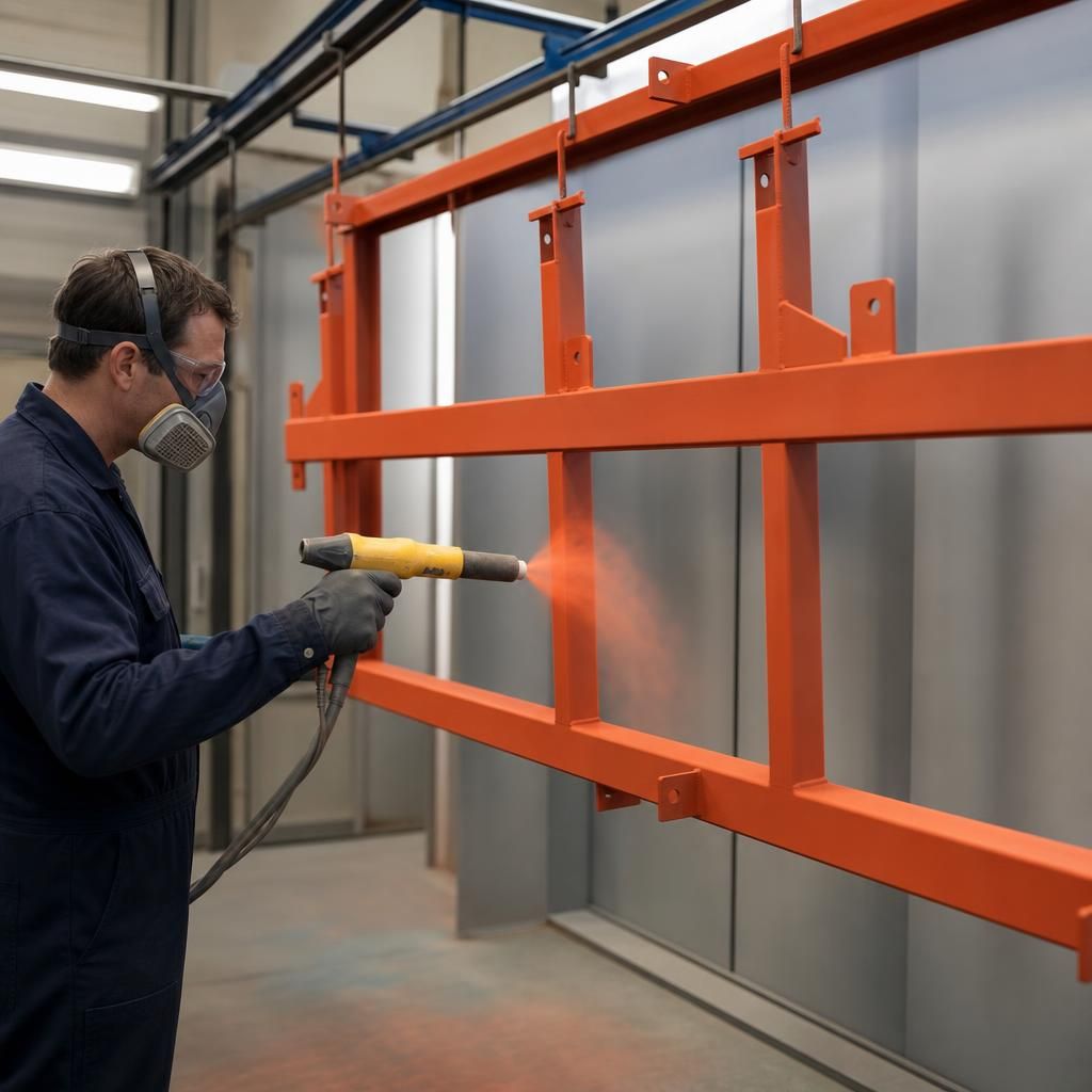 Powder Coating Application Process