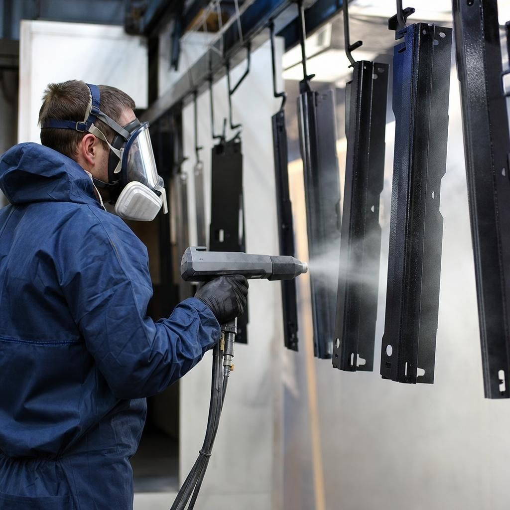 Powder coating application equipment