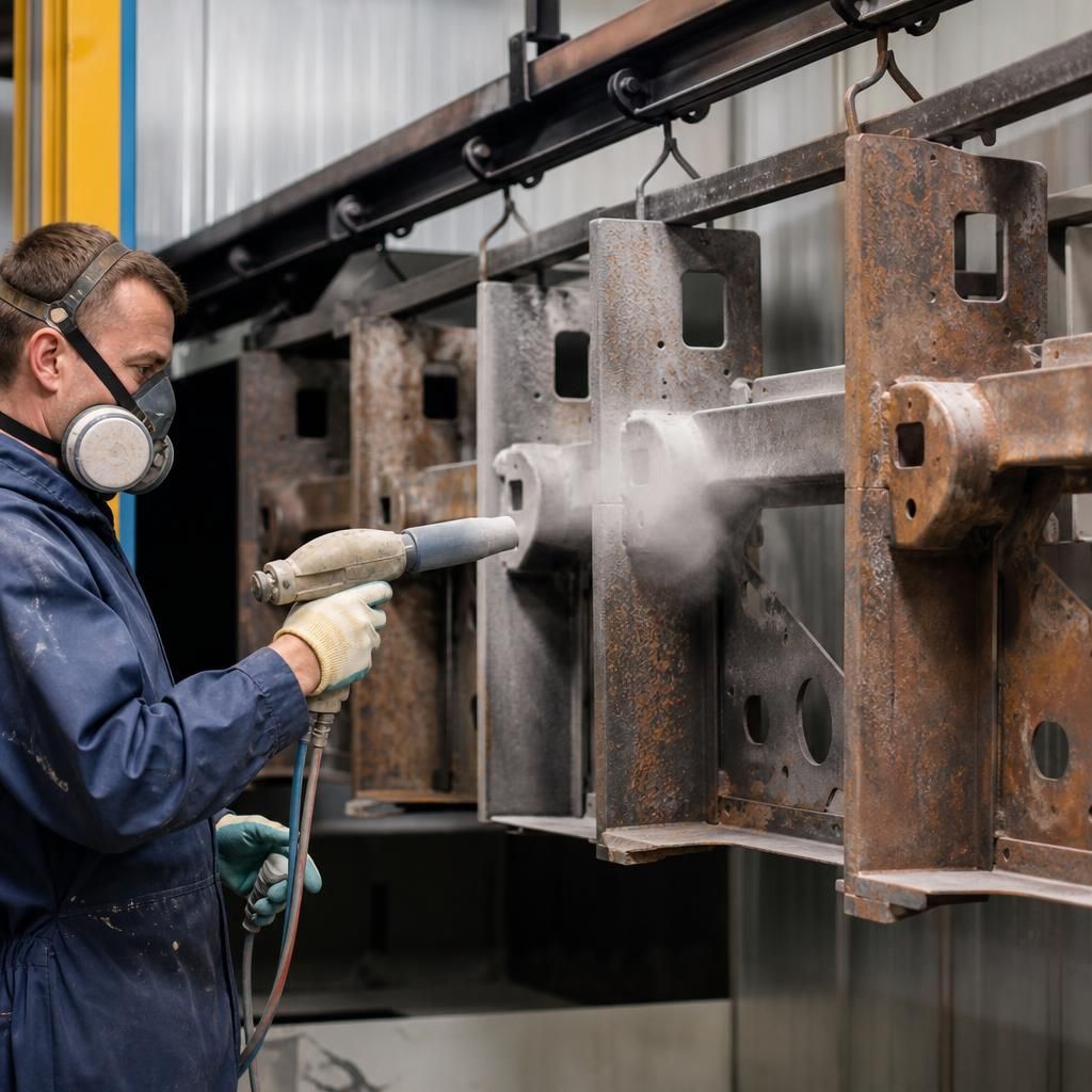 Electrostatic Powder Coating Application Process