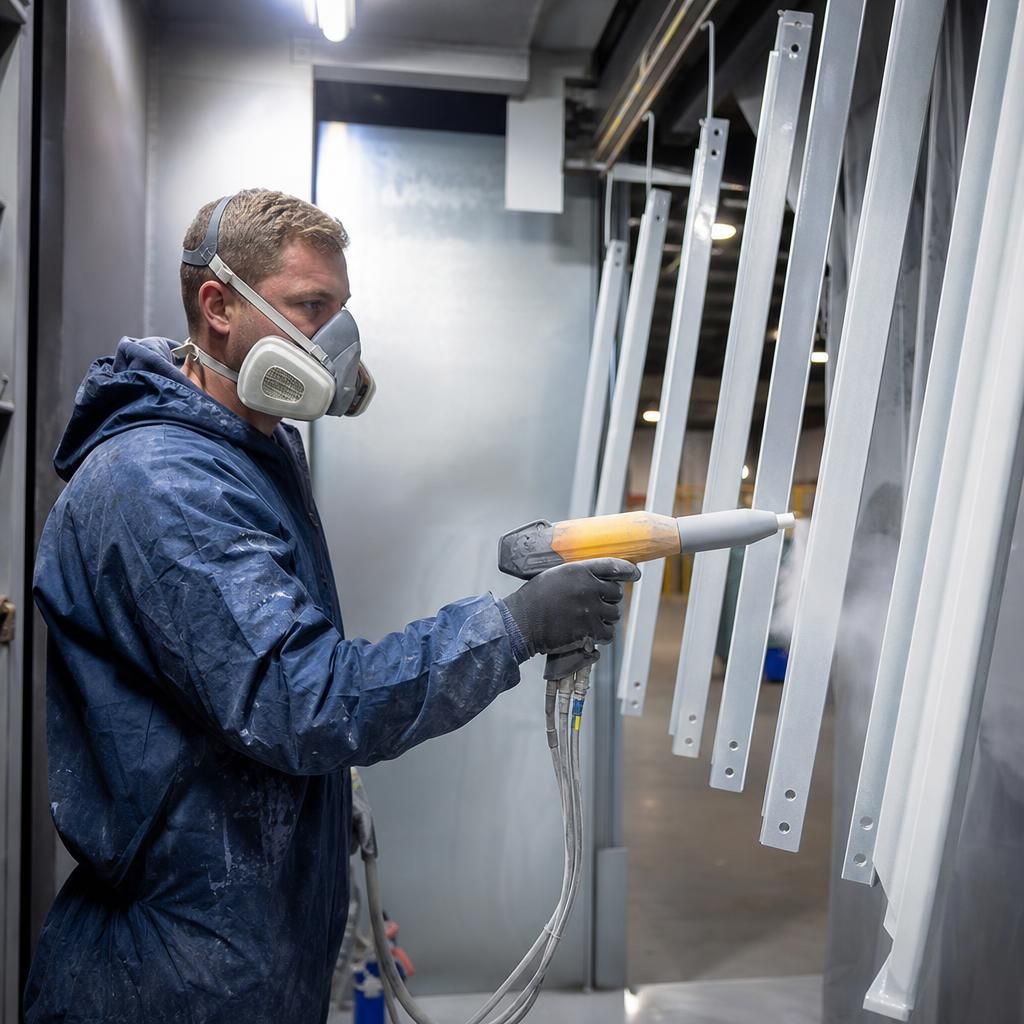 Surface preparation of galvanised metal