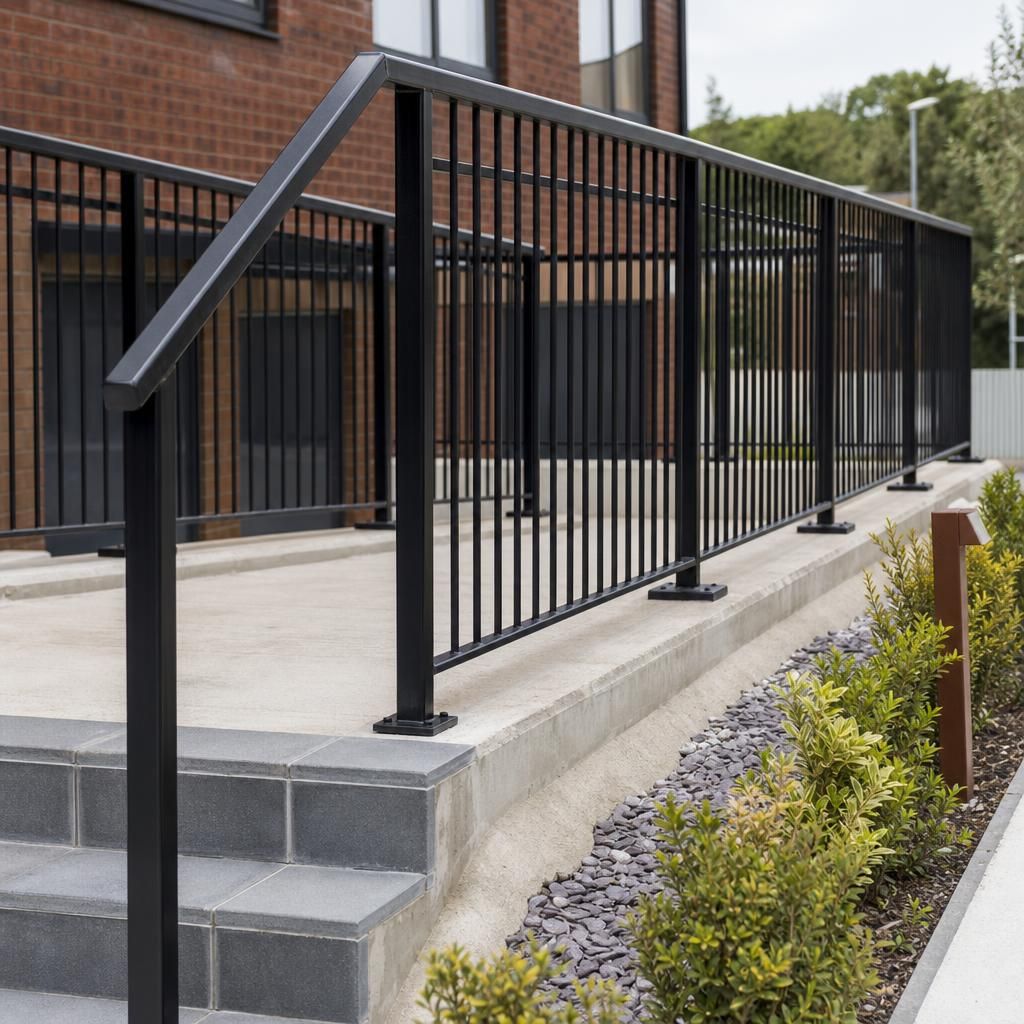 Close-up of flawless powder-coated surface
