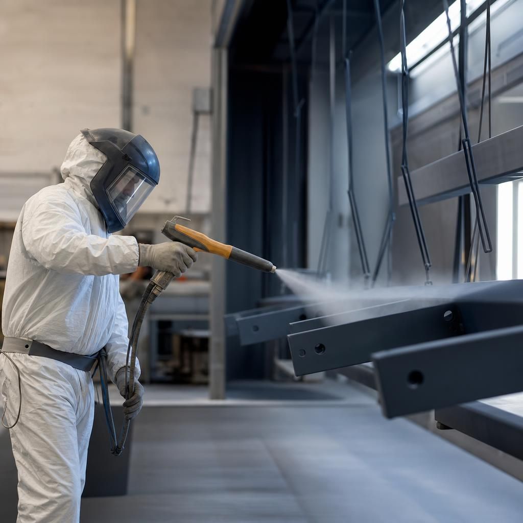Industrial batch coating system