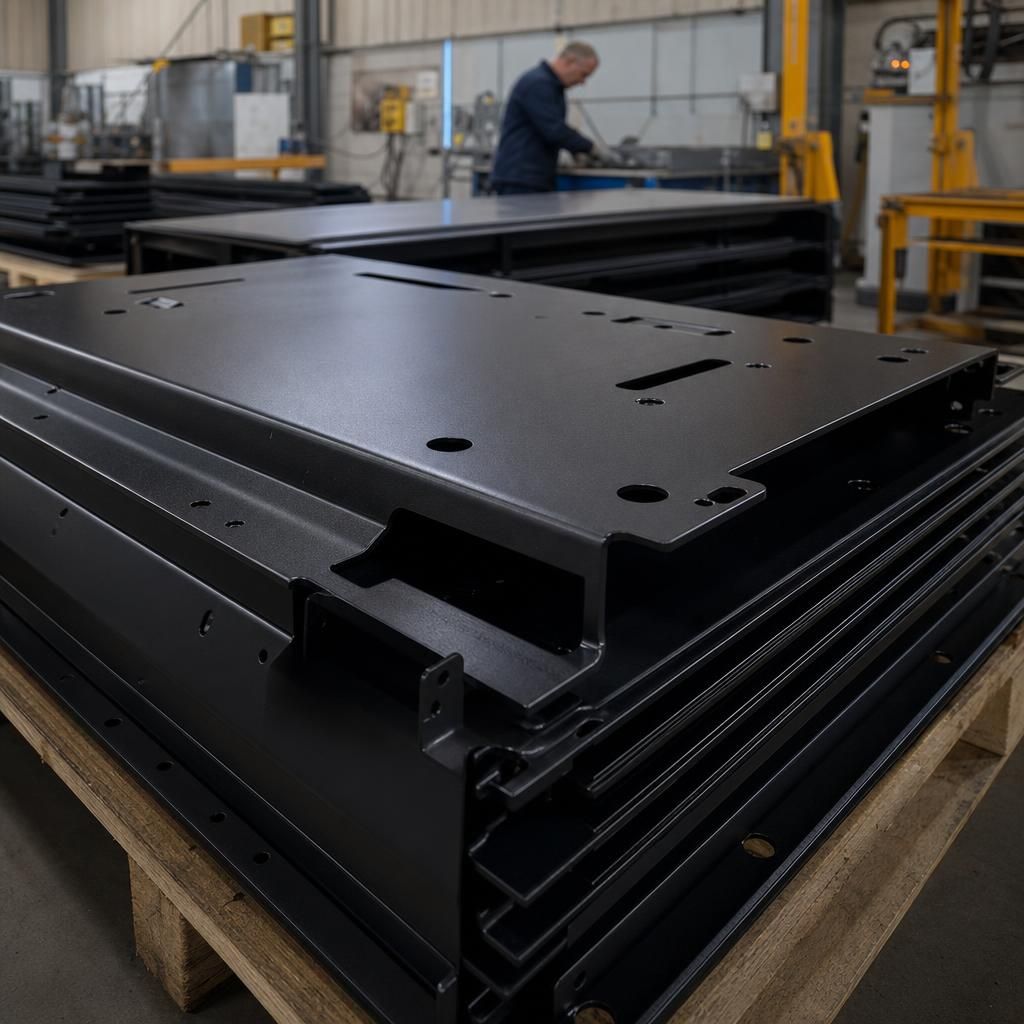 Black powder coating equipment