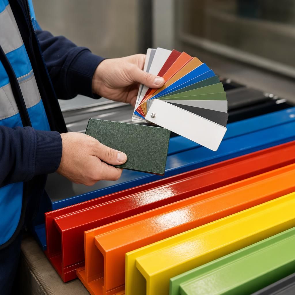 Powder coating durability test on metal