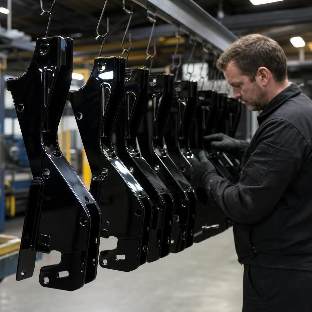 Powder coating application process