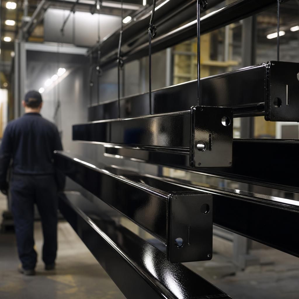 Eco-friendly powder coating process
