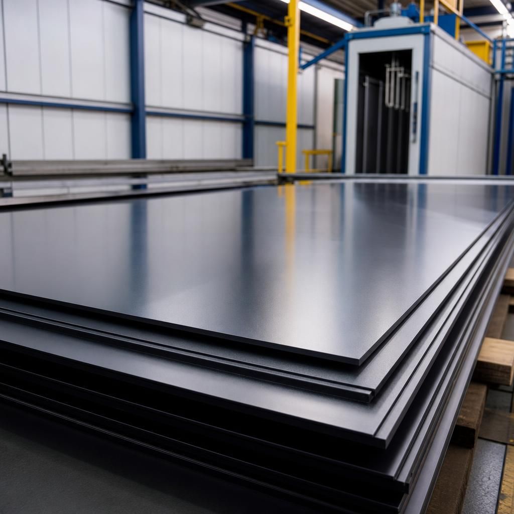 Precision machinery applying powder coating