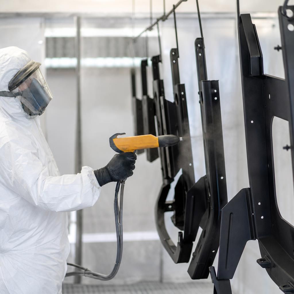 Smooth and Uniform Powder Coated Frame
