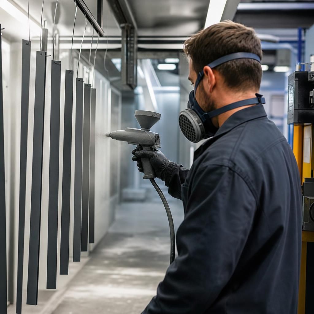 Corrosion-resistant powder coating finish
