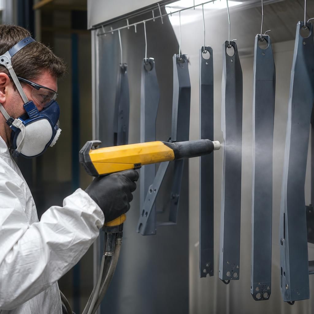 Environmentally friendly electrostatic coating process
