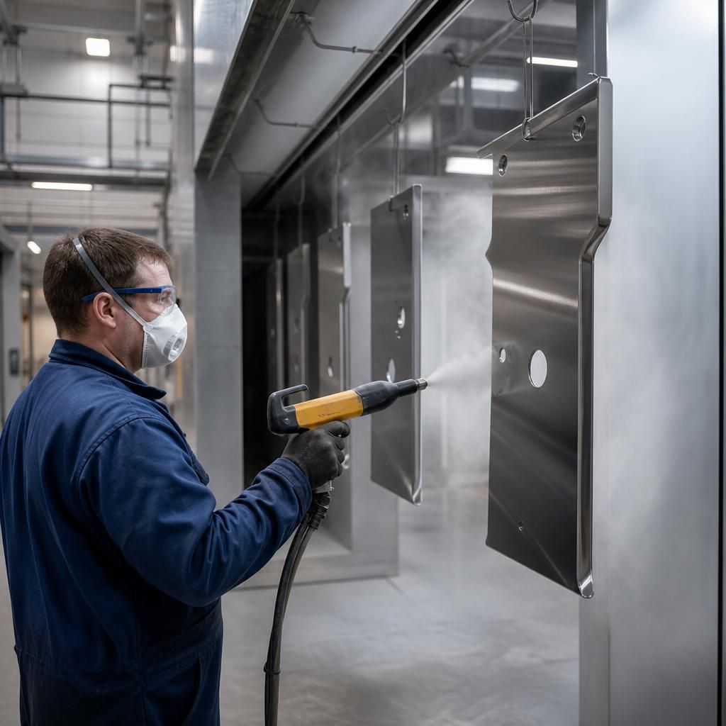 Automotive Parts with Electrostatic Coating