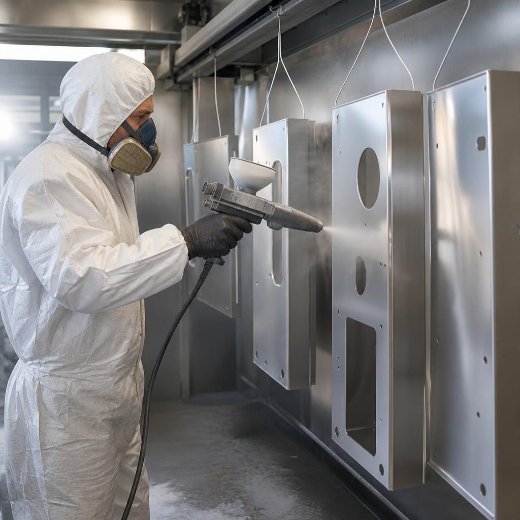 Batch Powder Coating for Industrial Use