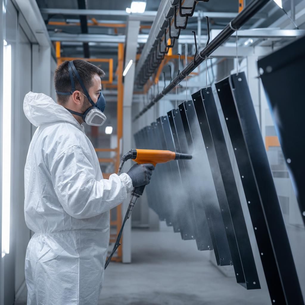 Expertly coated automotive parts ready for assembly