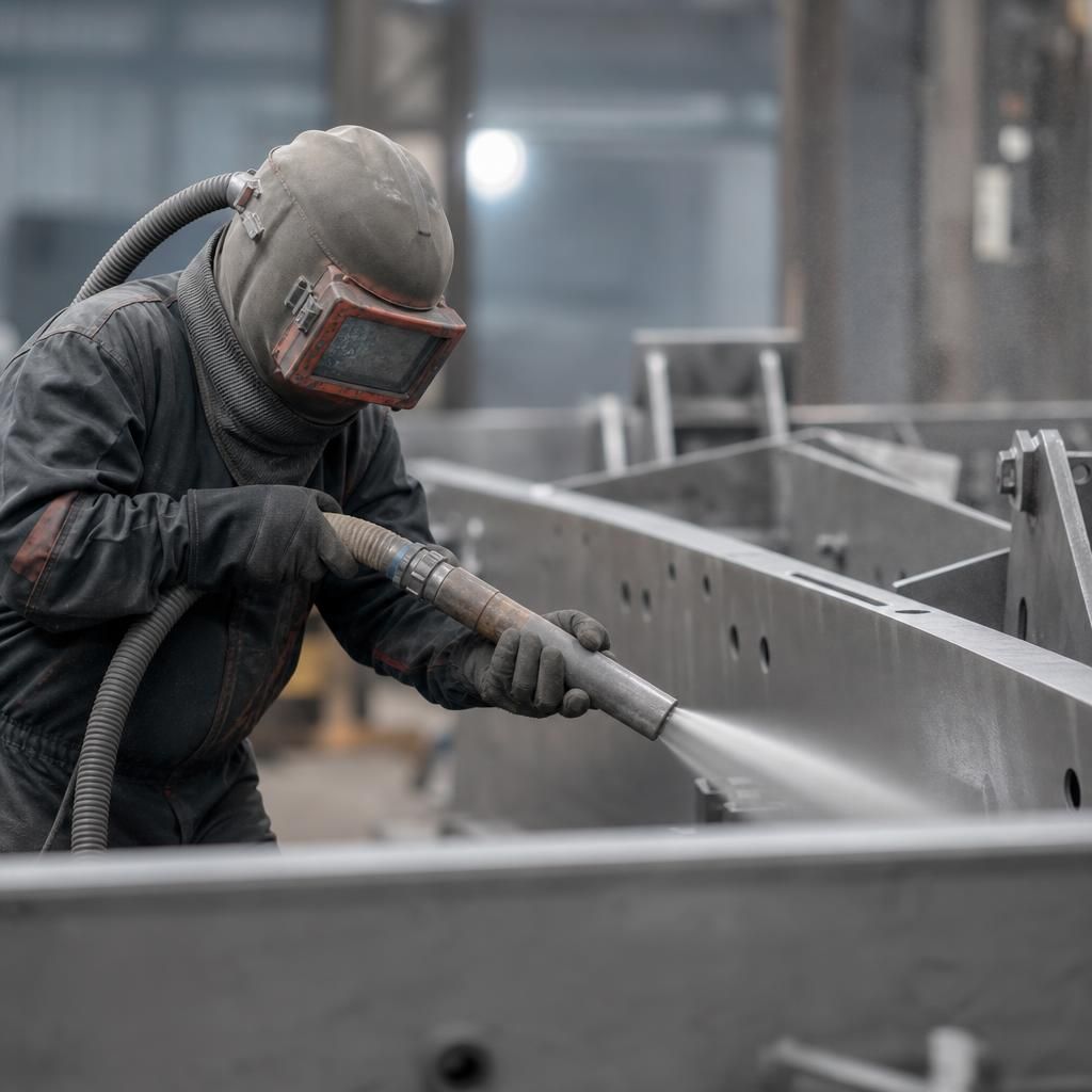 Industrial Shot Blasting Chamber