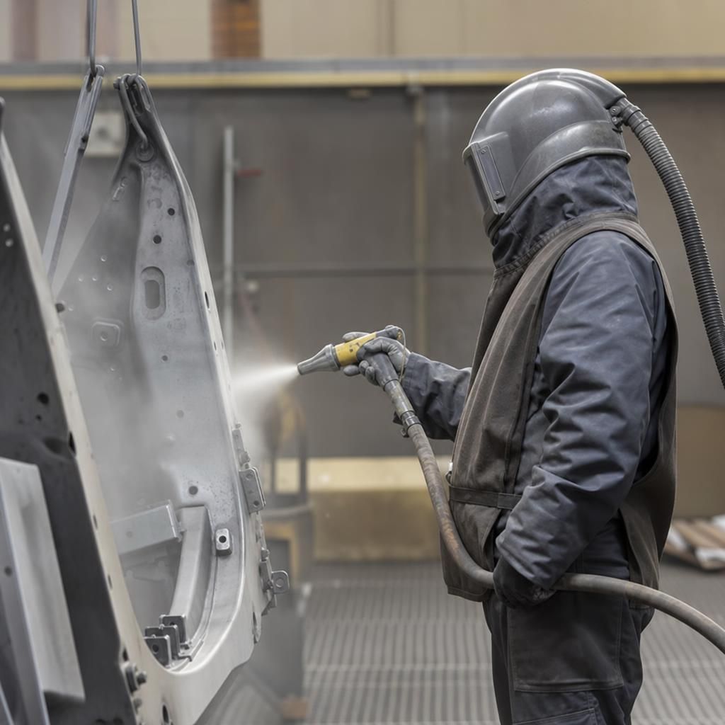 Professional Sandblasting Technician